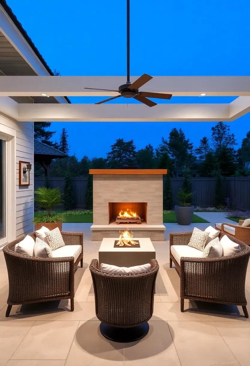 Integrate⁣ an Outdoor ⁤Fireplace or Fire⁣ Pit for‍ Warmth