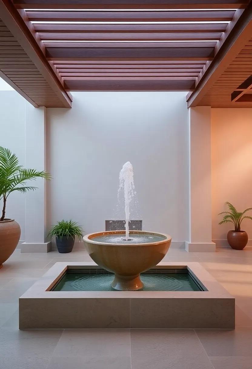 Install‍ a ​Fountain​ for ⁤Soothing background‌ Sounds