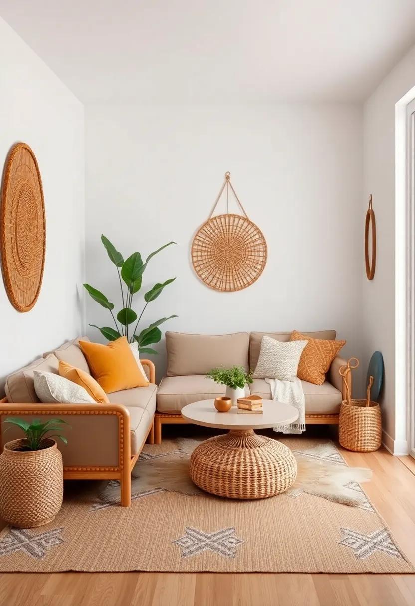 Rattan Accents: Incorporate rattan textiles, such as seat cushions or decorative wall hangings, to add a natural element that enhances⁣ the cozy vibe
