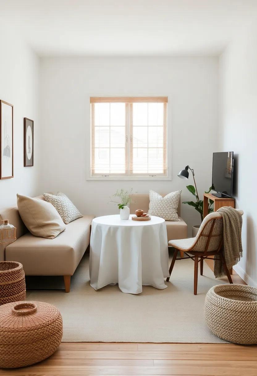 Linen Tablecloths:‌ Dress ⁣up⁤ low tables with lightweight linen tablecloths that ⁤soften the aesthetic and bring a touch of warmth and casual elegance