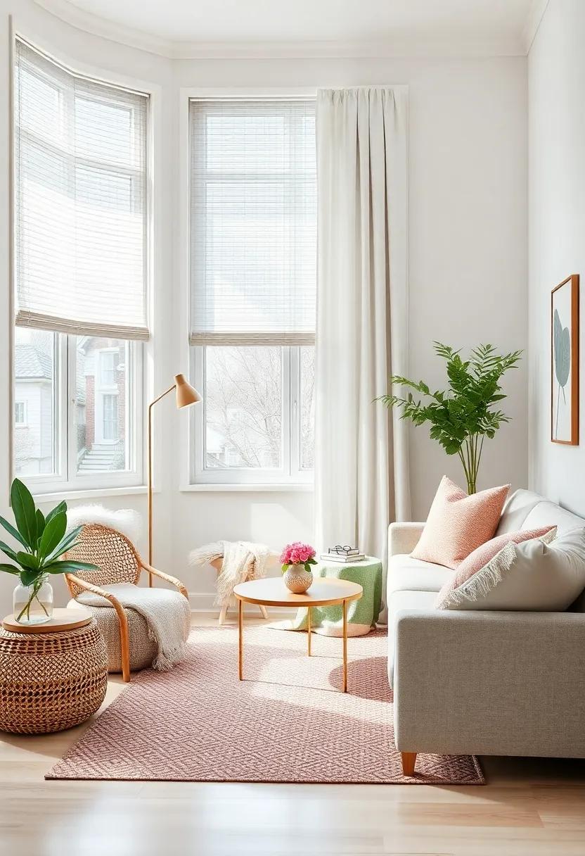 Thermal-insulated Window Treatments: keep‍ your living room snug year-round with thermal-insulated window treatments that also add a design focal point