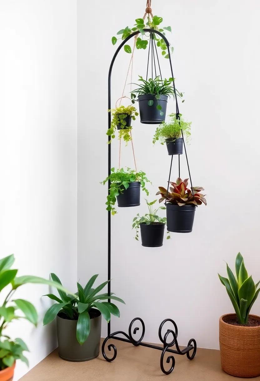 Tiered Plant Stands: Maximize ‌your patio’s vertical space using tiered plant stands, allowing for a stunning ⁢display of​ hanging plants and a touch⁤ of elegance