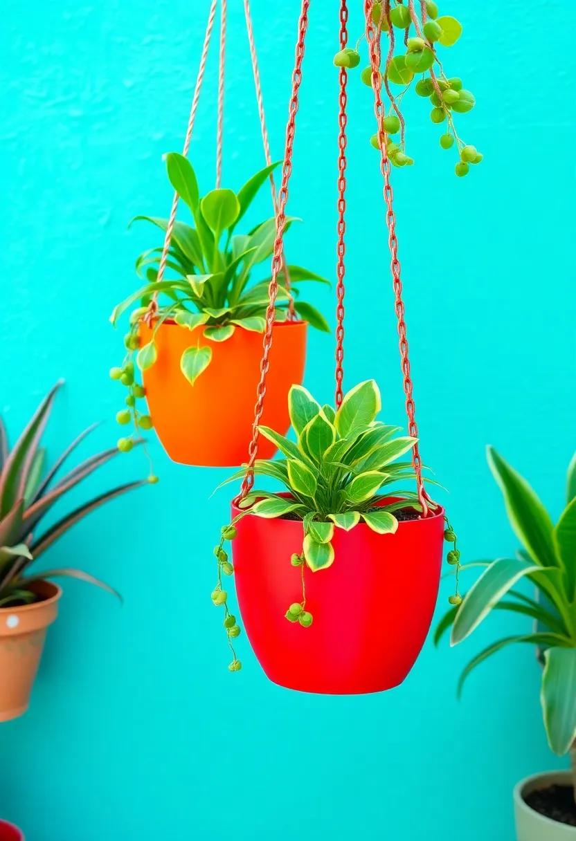 Bright and Bold Colors: Opt for eye-catching neon or bold colored planters that stand ‍out against natural green foliage, adding a pop ‍of ‍personality to the⁢ space