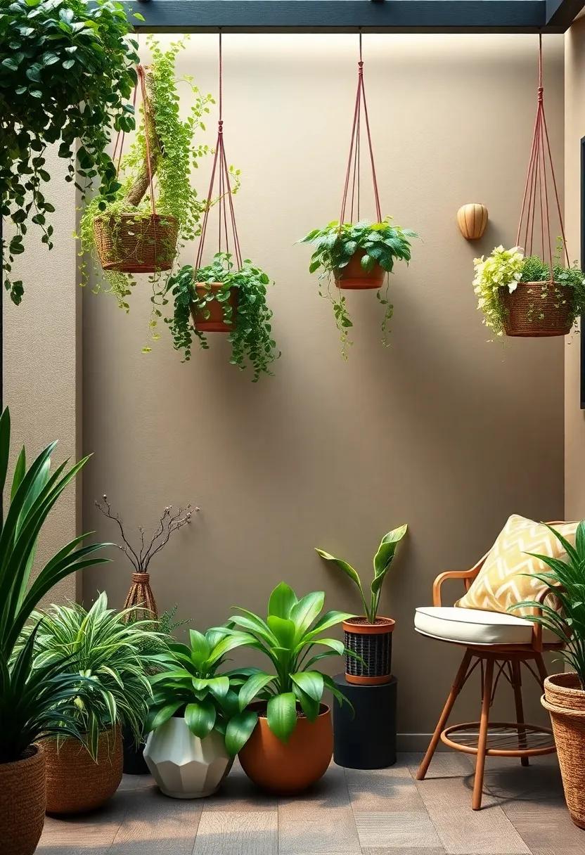 Play ‌with Heights: Embrace the depth of ⁣your patio by varying the ​heights ​of your hanging plants to create a layered⁢ and‍ dynamic‌ garden ⁤atmosphere