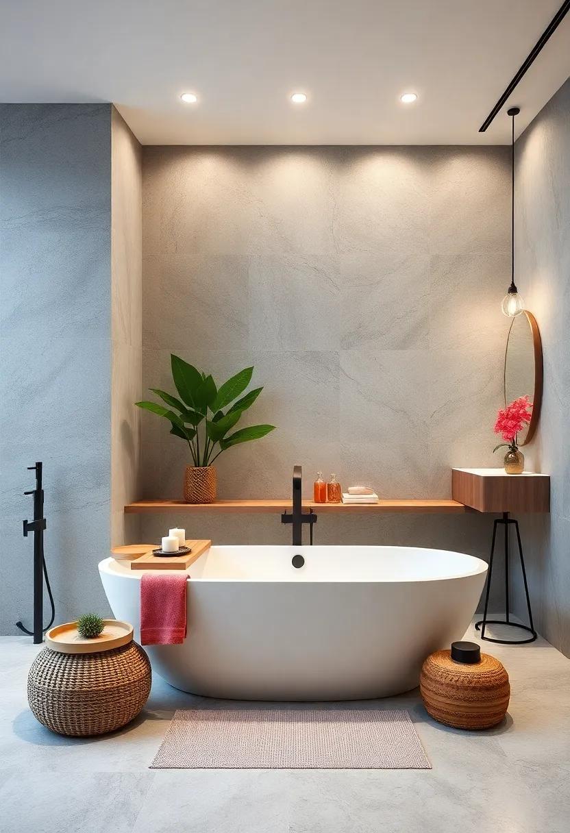 Freestanding Bathtubs: Make a bold statement with a luxurious freestanding bathtub as the centerpiece of your bathroom