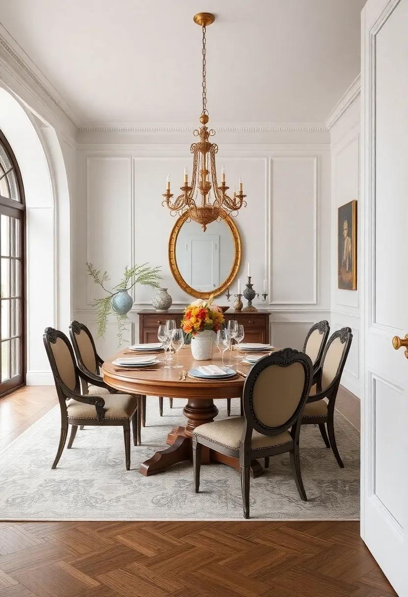 Classic Elegance: Embrace ‌timeless ​decor⁣ with formal table settings, rich colors, and ornate furniture to⁣ create​ a sophisticated ⁢dining space