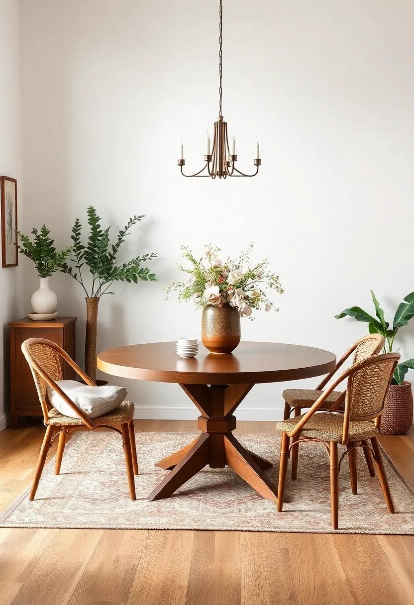 Vintage Botanical: Adorn your dining room with botanical prints, vintage flower arrangements, and‌ natural⁢ wood to celebrate the beauty of nature