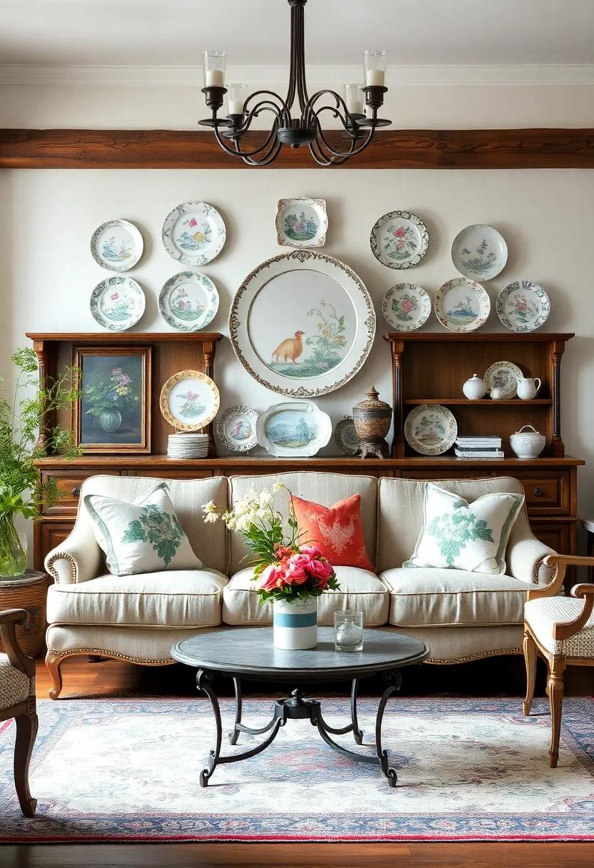 Hand-Painted Porcelain plates: Displaying these treasures on walls or shelves declares a love for art and craftsmanship