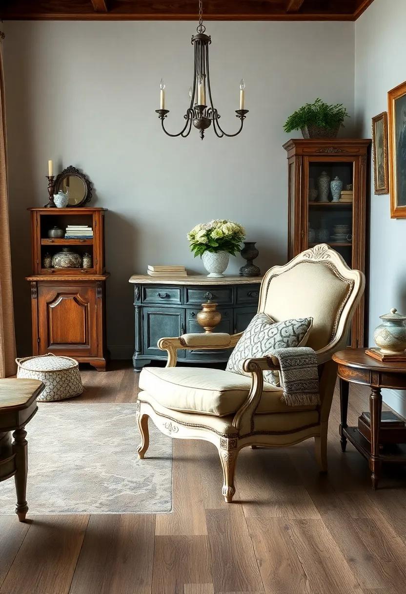 French Provincial Chair: These classic chairs evoke a sense of period elegance⁢ and comfort, making them ⁤perfect for lounging