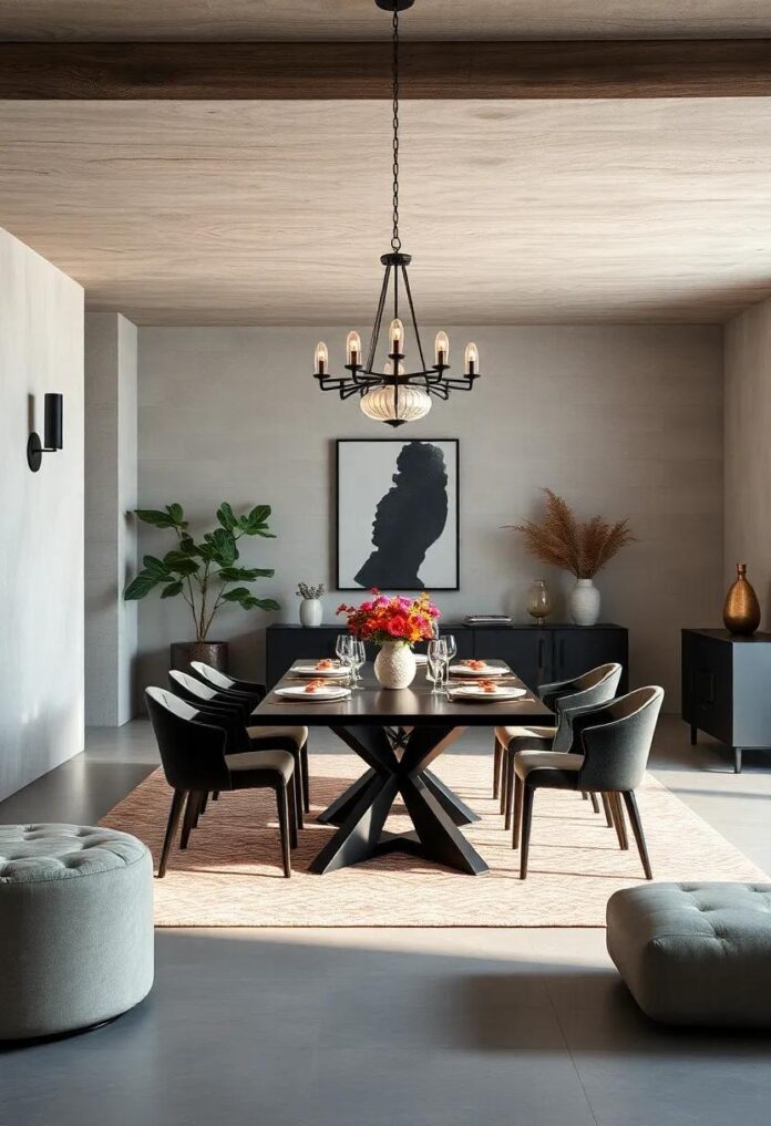 chic-inspirations-elevate-your-space-with-black-dining-table-decor-ideas.jpg Chic Inspirations: Elevate Your Space with Black Dining Table Decor Ideas