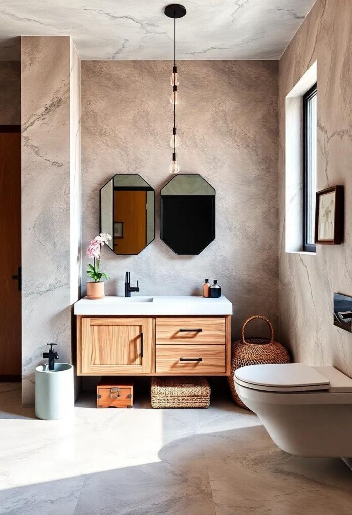 27 Inspiring Industrial Bathroom Vanity Ideas to Elevate Your Space