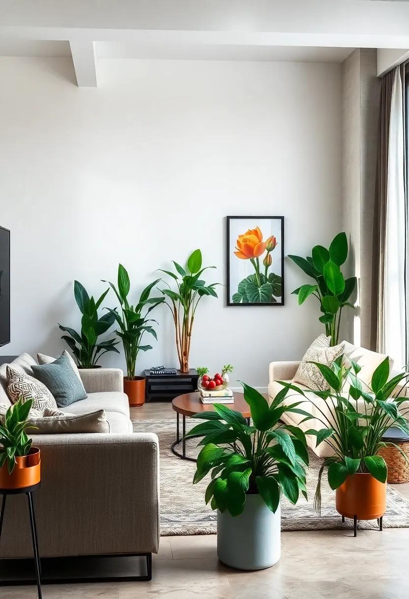Choose Unique Plant Shapes: Incorporate plants with distinctive‌ silhouettes, like the tall architectural look of⁢ a Snake Plant or the full-bodied ⁤charm‍ of a Pothos, to create⁣ variety