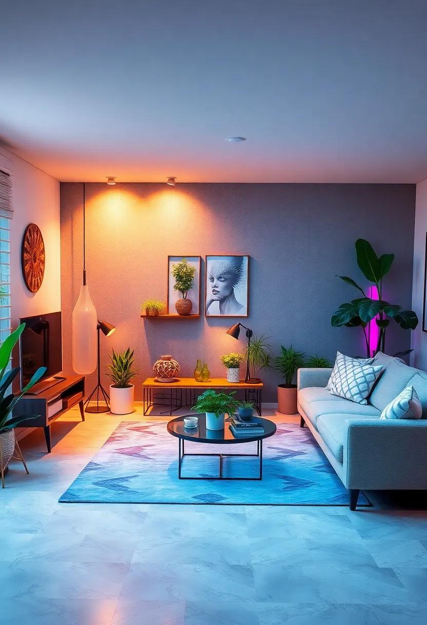 Experiment with Grow Lights: In spaces with‍ limited natural light, ⁣incorporate stylish grow ⁤lights to ensure your plants thrive while adding an ⁢artistic element to the decor