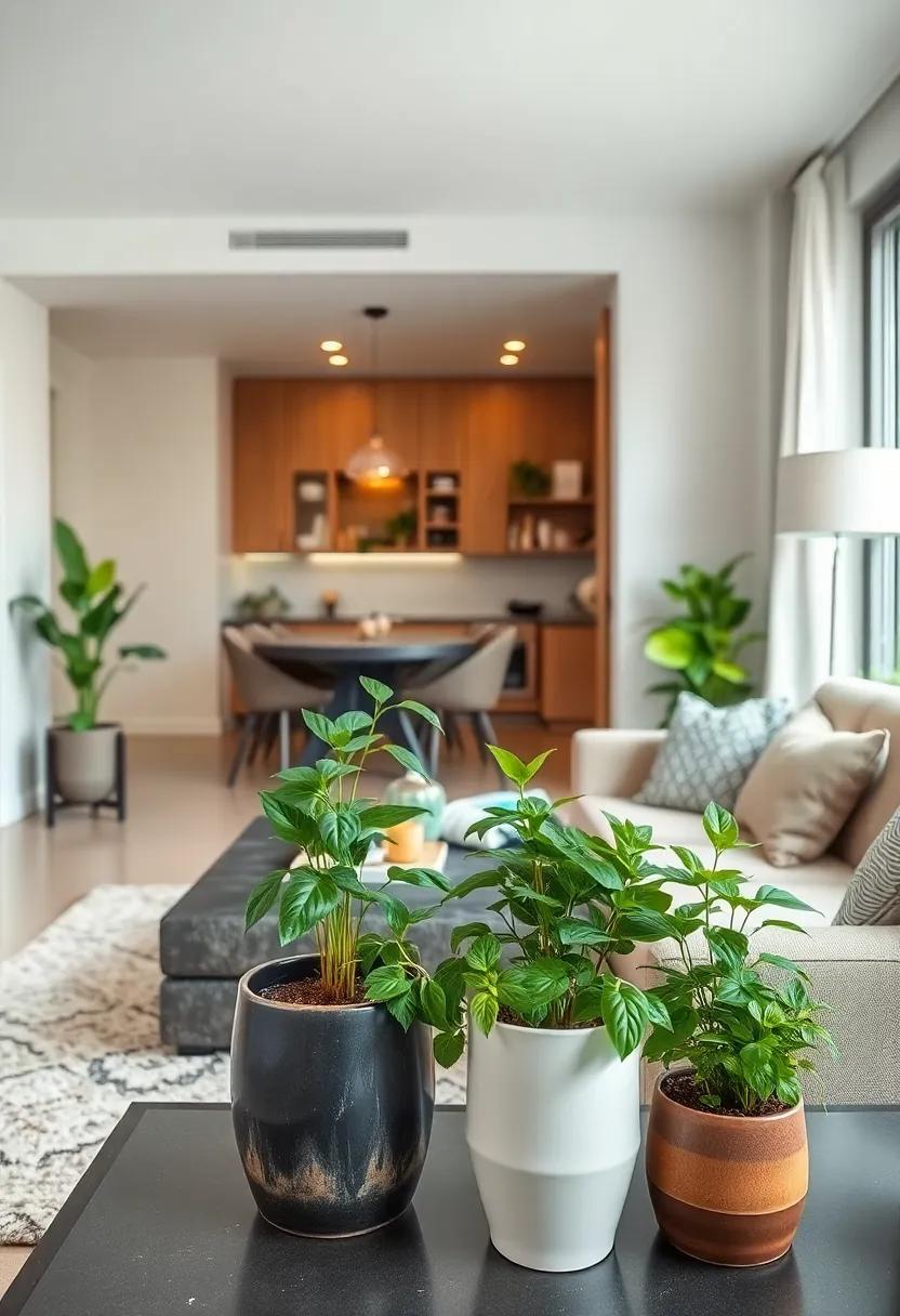 incorporate Edibles: Grow herbs⁣ like Basil or Mint in decorative pots to add both beauty and practicality to‍ your decor; they’ll look great and can be used in your kitchen