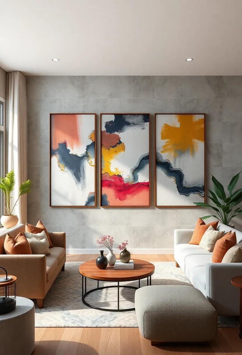Combining Textures: How ⁤Abstract Paintings Enhance‌ Wall Aesthetics