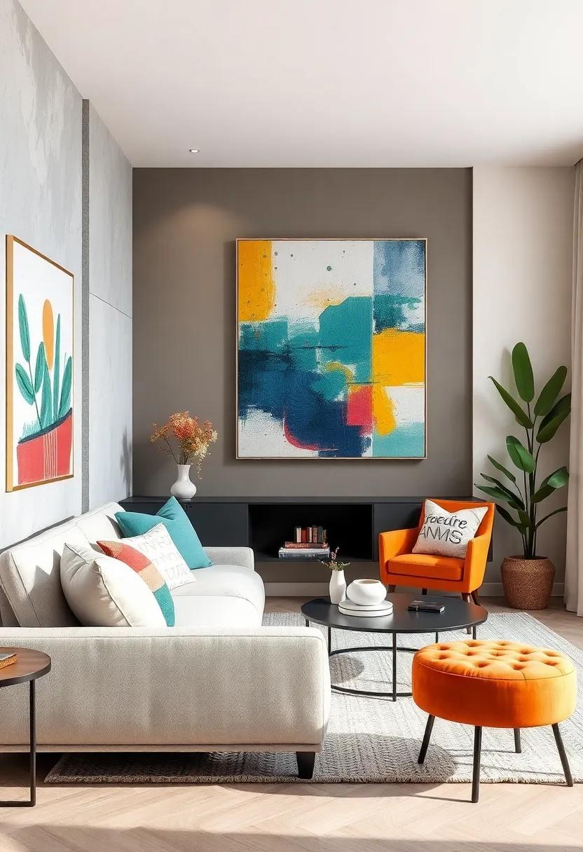 Designing a Cozy ‌Corner: Pairing Abstract Paintings with ⁣Comfortable Furnishings