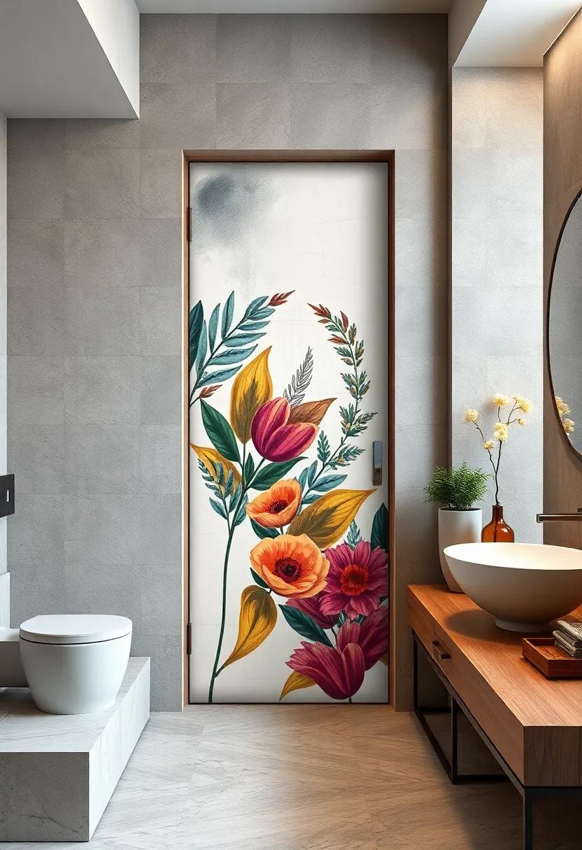 Graphic Printed Door: Make a statement‍ with a door featuring‌ artistic prints‍ or patterns that reflect your personality and serve as a unique conversation ‍starter