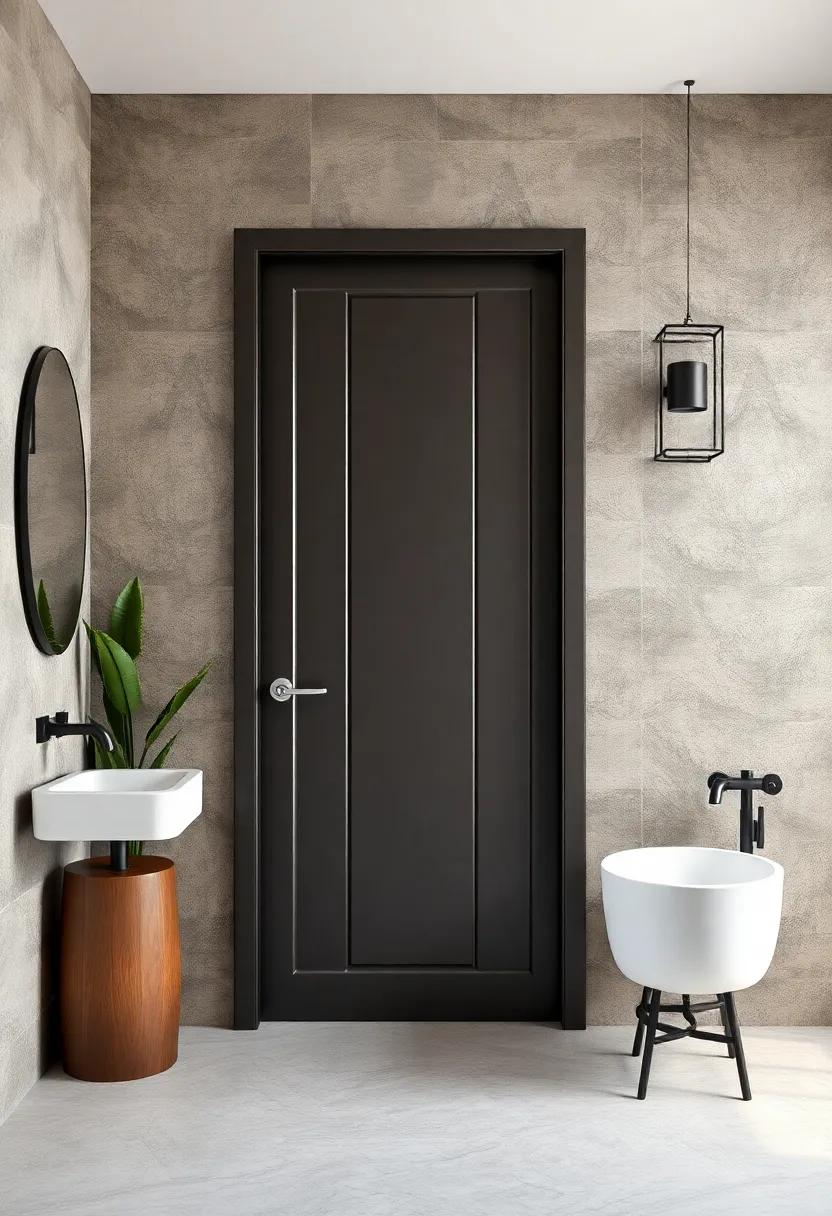 Industrial Metal Door: For an edgy⁣ look, choose ‌a sleek ⁢metal door with an ⁢industrial finish, ideal for modern or loft-style homes