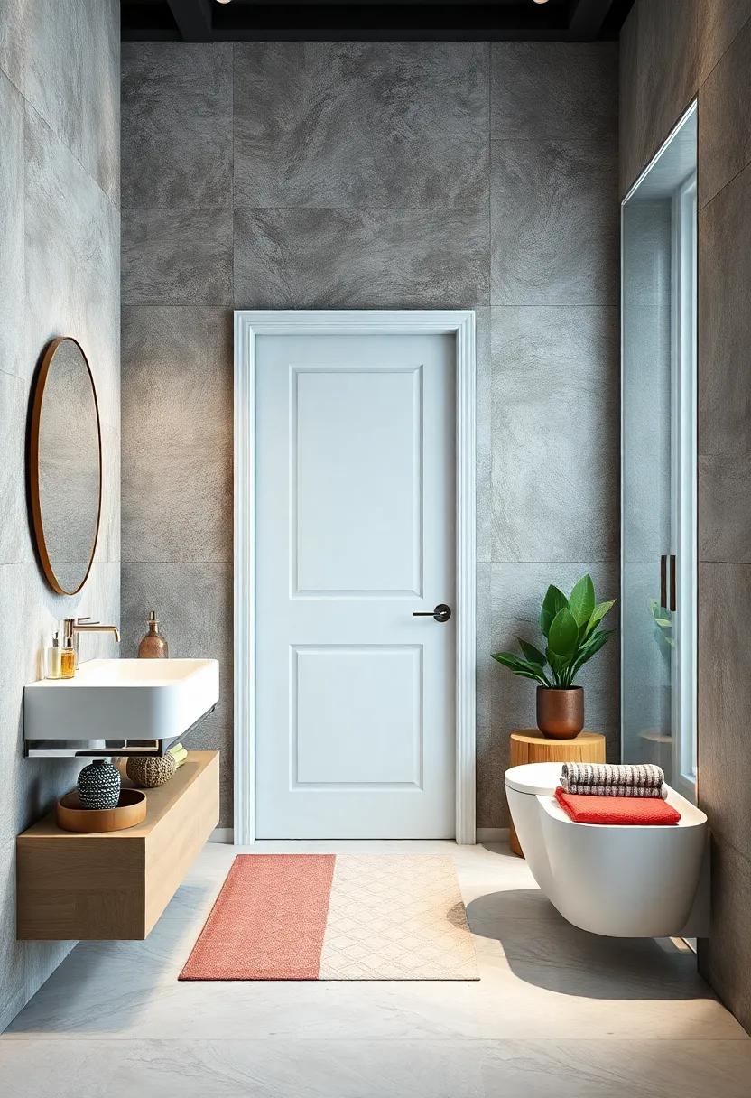Two-Tone Door: Play with color by selecting a two-tone door, using contrasting shades to create an ​eye-catching visual‍ effect