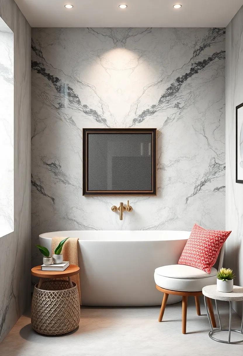 Marbling Techniques for Paint: Explore marbling paint techniques to mimic the look of​ marble on your walls, offering an artistic and budget-friendly ⁢alternative