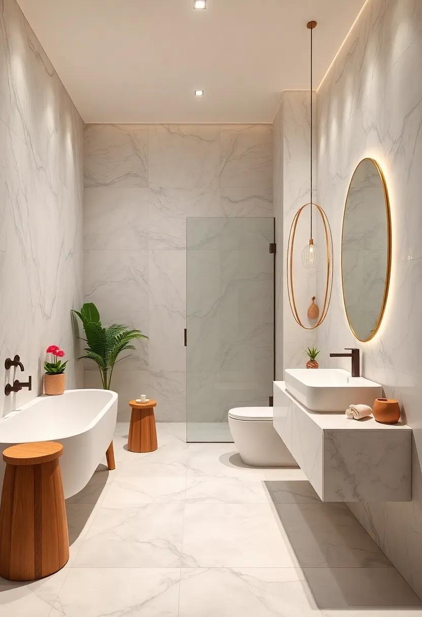 Light and Airy Bianco Venato: ⁤Use Bianco Venato marble for walls that emulate a light and airy ⁣feel, enhancing smaller spaces with its brightened presence