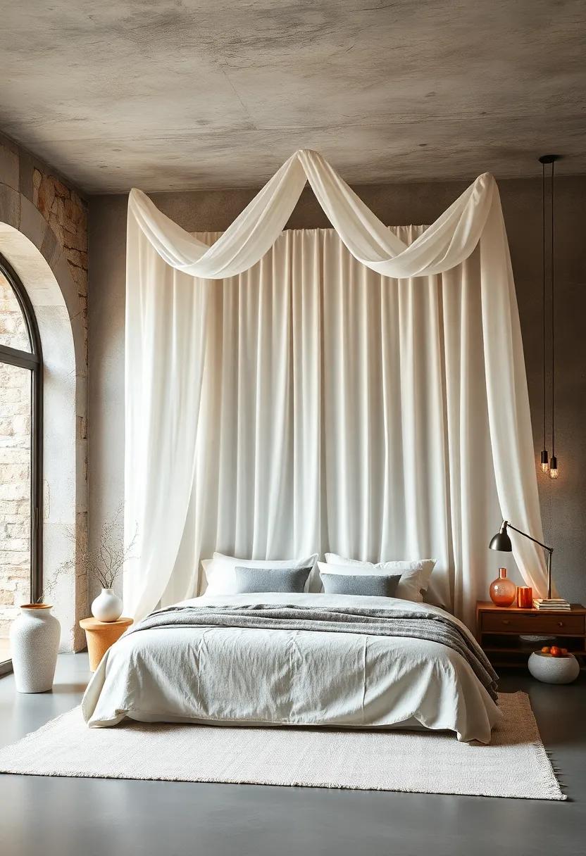Romantic Canopy: Drape linen fabric from the ceiling to create a whimsical canopy effect over your bed for⁤ a dreamy, romantic touch