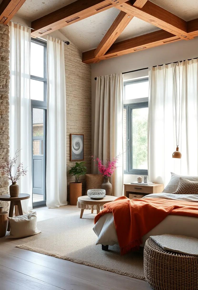 Rustic Charm: Opt for earthy tones in linen to⁤ complement wooden beams and⁤ rustic decor, making your bedroom feel like a cozy countryside retreat