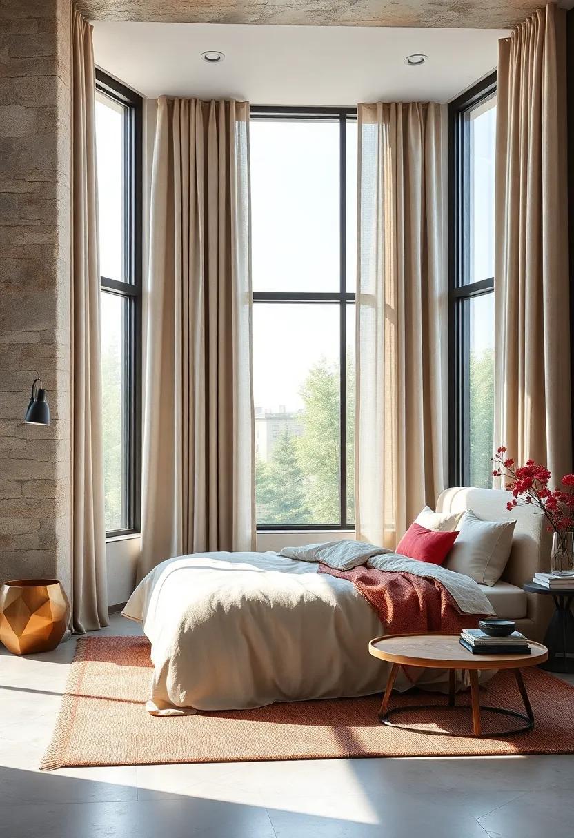 Statement Windows: Use oversized linen curtains to frame large windows, drawing attention to the natural ⁢light and offering an airy feel