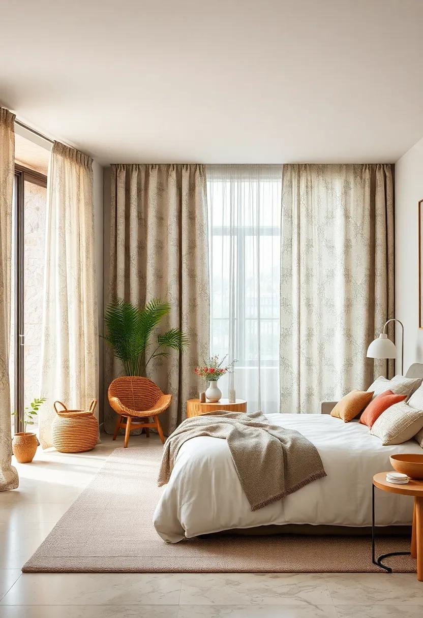 Cottage Core Aesthetic: Lean into the cottage core trend​ by⁤ choosing patterned linen curtains⁢ that evoke a sense of nostalgia and home