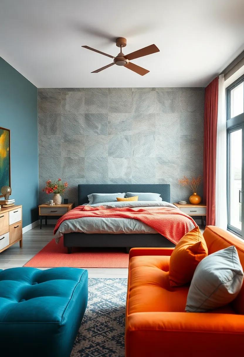 Color Psychology: Choose soothing colors⁣ like blues and ‍greens for a tranquil⁢ vibe,or energizing‍ shades ⁢like yellows⁤ and oranges to spark creativity