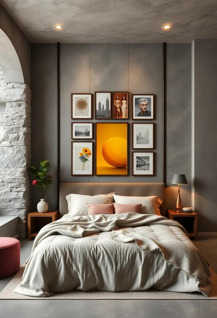 Personal Gallery wall: curate‍ a collection of your favorite art pieces or photographs to personalize your space and showcase your unique‍ style