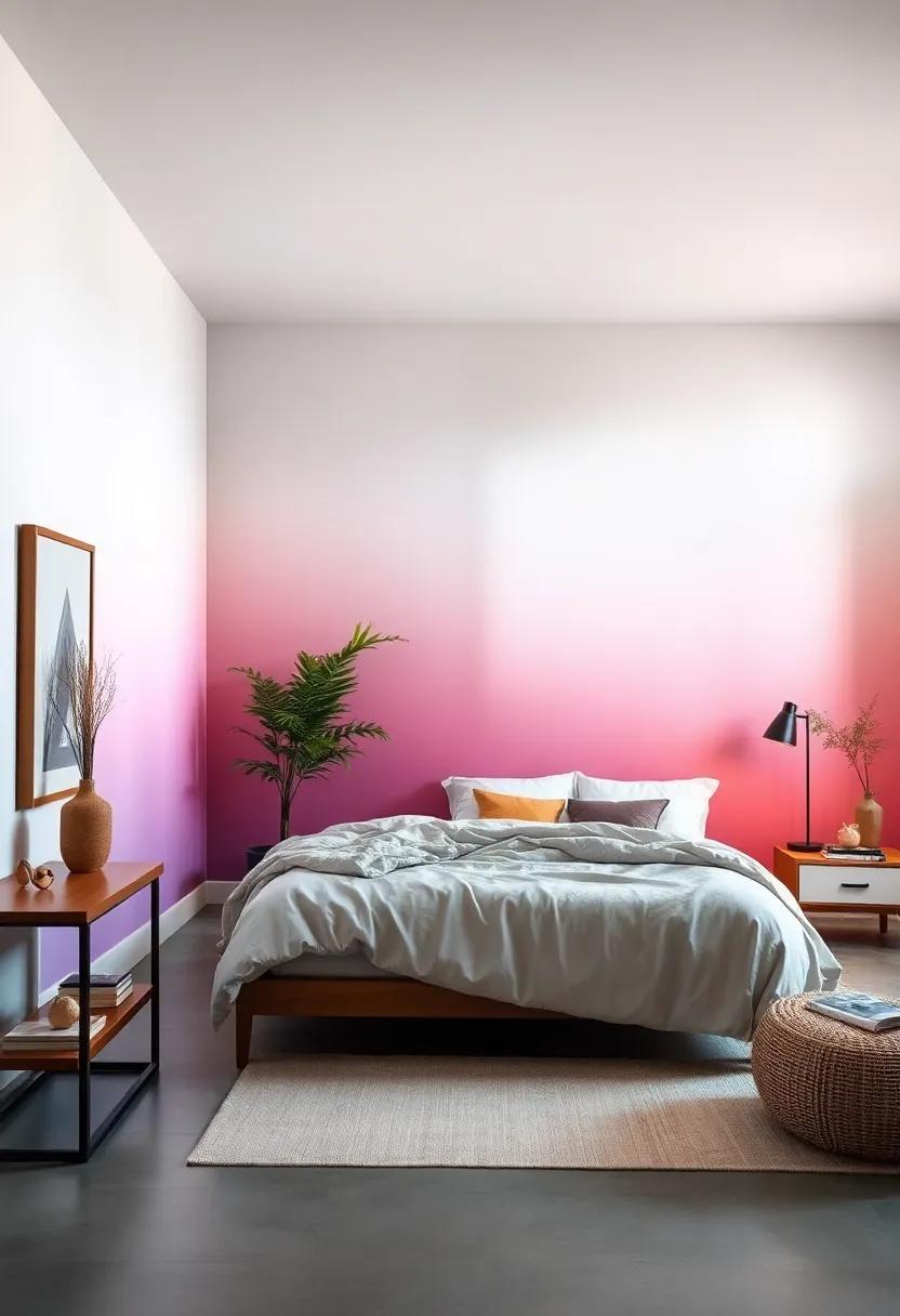 Serene Color Gradients: Utilize ombre wall painting for a subtle gradient⁢ effect that adds visual interest while remaining soothing