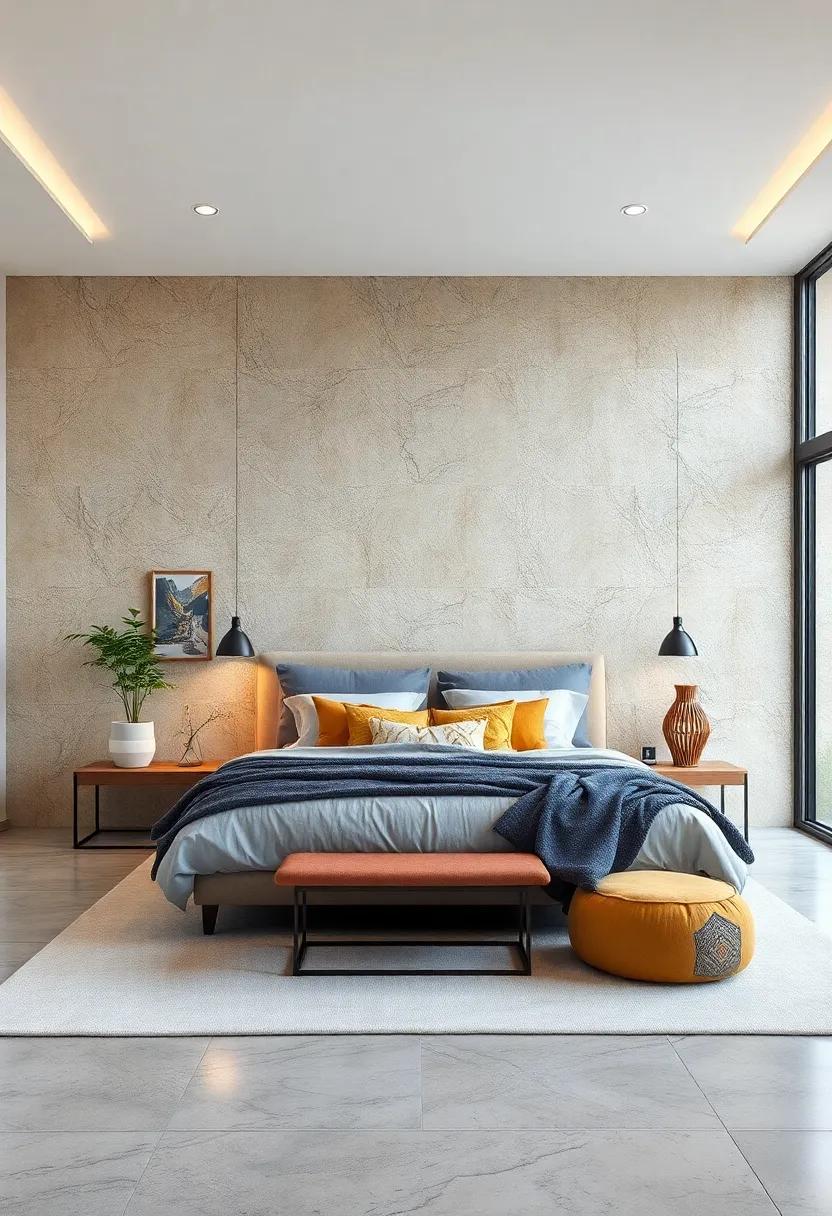 textured‍ Wallpaper:​ Use ​wallpaper⁣ with texture or unique designs to ⁣add ‌dimension to your walls and a ⁣surprising⁣ visual element