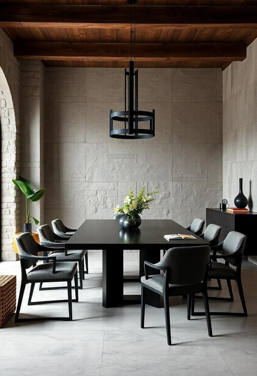 Chic⁢ Black Dining Tables: A timeless Centerpiece for Modern Interiors