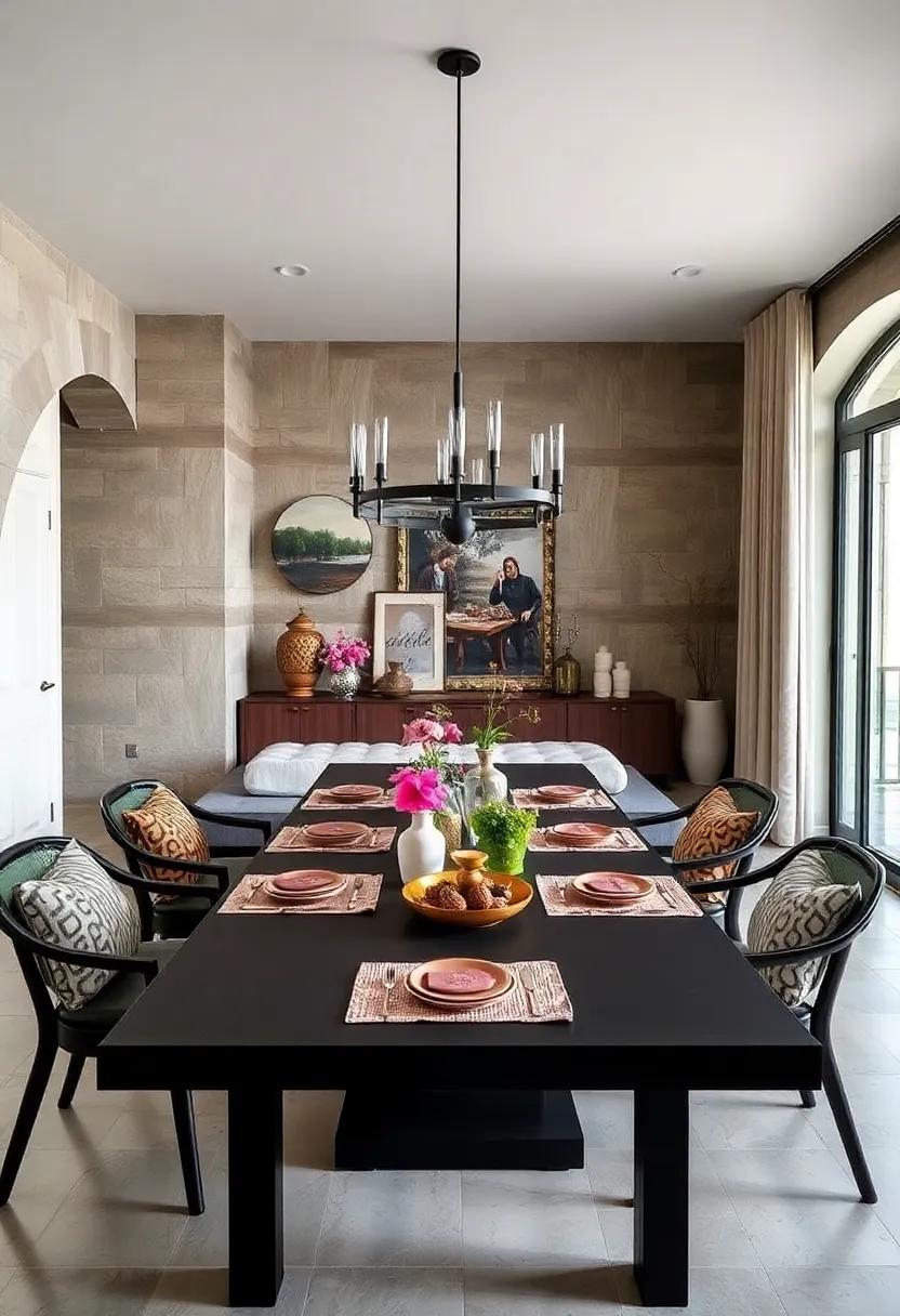 Celebrating ‌Local Artisans: Unique Custom Pieces for Your Black Table