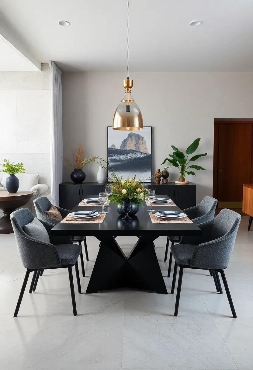 Bringing Nature Indoors: Greenery​ That​ Compliments a⁤ Black Table