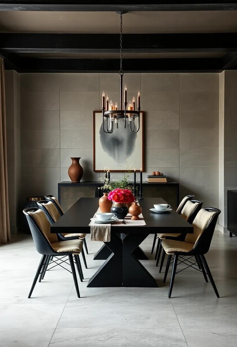 The Charm of Vintage: Incorporating Antique Decor​ on a Black Table