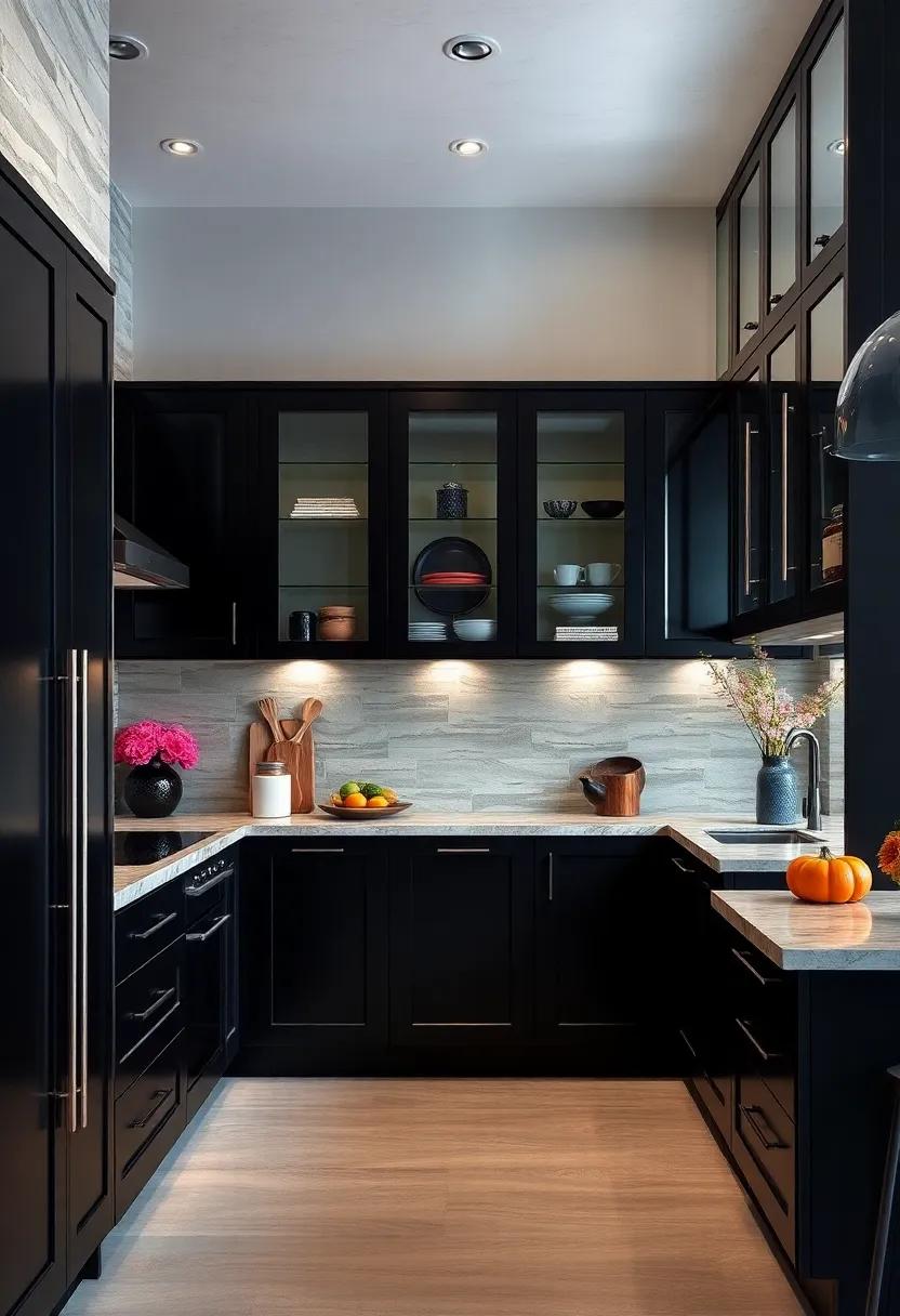 Consider a ⁣Two-Tone Design: Use two-tone cabinetry,⁣ with black lower cabinets and lighter upper ones, for a contemporary look that adds​ dimension