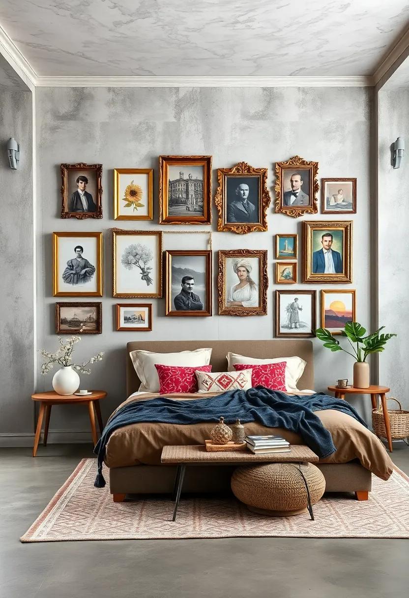 Vintage Frames: Mix and match ornate⁣ vintage frames filled with various art styles to add depth and character⁣ to your wall ​display