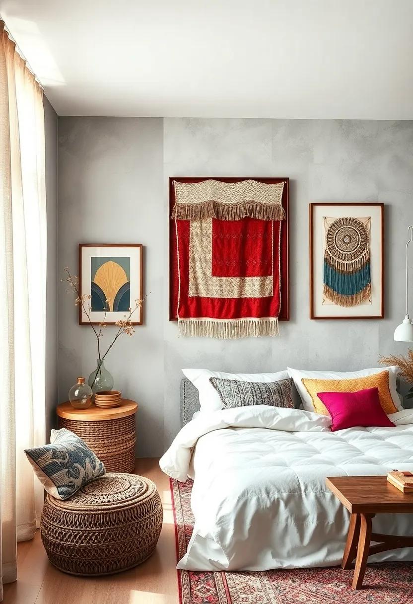 Framed Fabrics: Frame ⁢beautiful ⁢fabrics or textiles‍ as‌ art, creating a soft and tactile‍ element ‌that enhances visual ⁣appeal