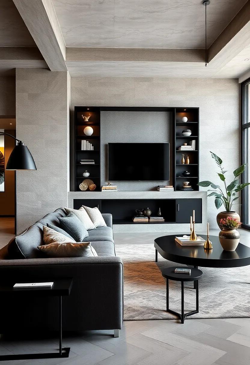 Bold Black Accent⁢ Cabinets: Opt for‌ a black accent cabinet that‌ combines ​storage with style, ⁣making your living space both ⁤organized ⁣and chic