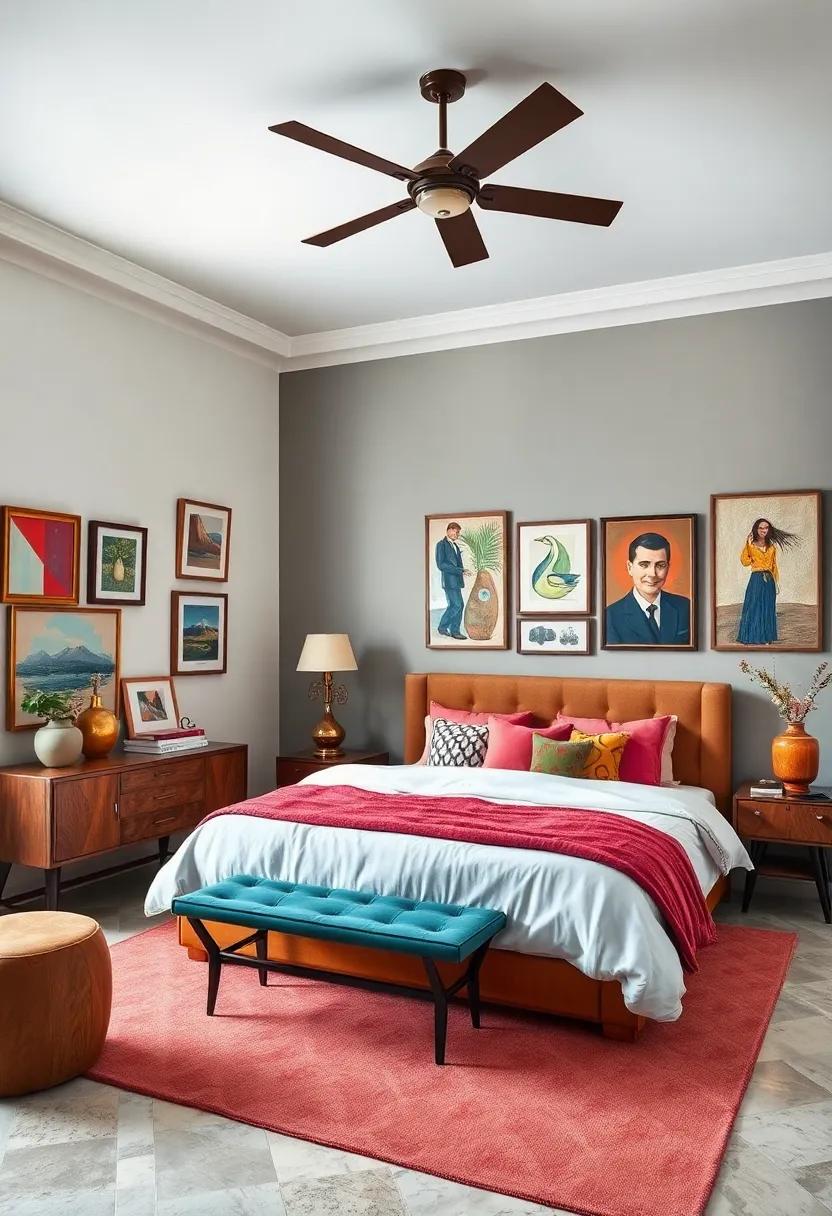 Personal Gallery:⁤ Transform ⁢your ⁤bedroom ‍into a personal art gallery by showcasing local artists' work and⁣ using unique frames to highlight your collection