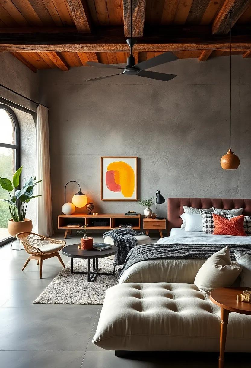 Mid-century ⁤Modern ⁤fusion: See⁤ how sleek lines ‌and organic ⁢shapes from mid-century furniture can blend beautifully with contemporary art and décor⁢ for an ⁣inspired look
