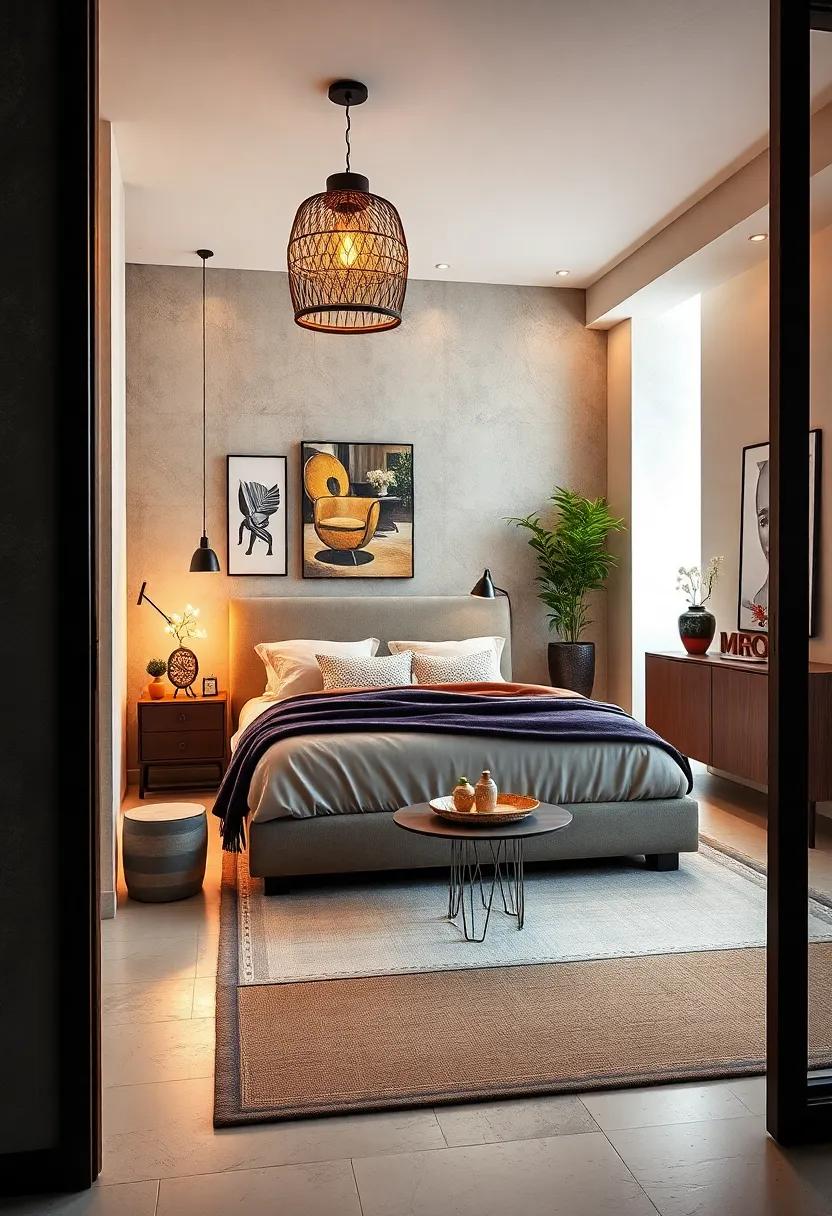 Artistic Lighting: ⁣Delve ‌into the⁤ world ​of unique light ⁤fixtures, from sculptural‌ pendant ⁤lights to whimsical table ‌lamps that can redefine the ​atmosphere‍ of your ​bedroom