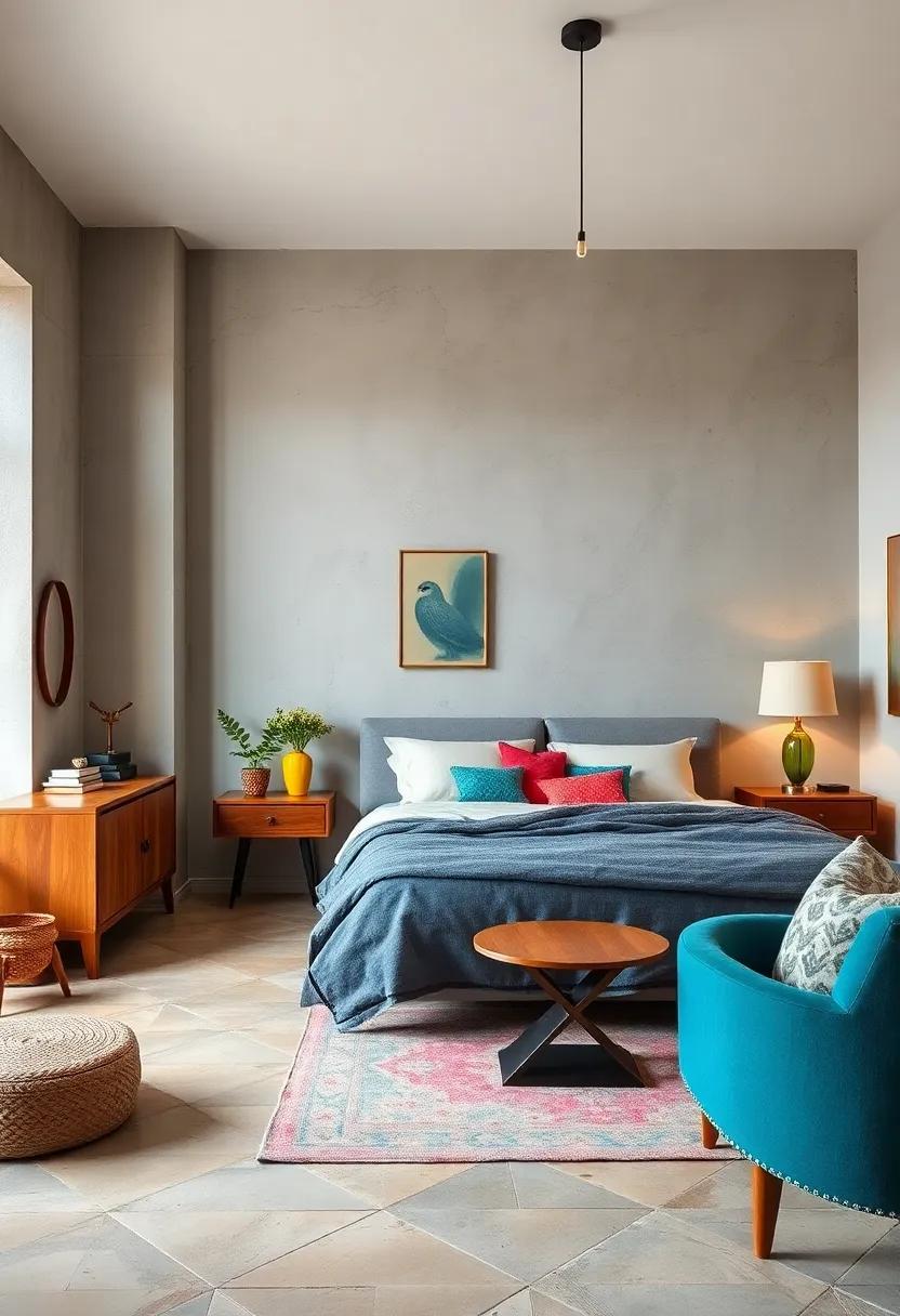 Vintage Finds: ⁤Get⁣ inspired ‌by a ​bedroom that showcases an ⁢array of vintage ⁢furniture pieces, each ‌with its own story and⁤ character, harmoniously blended together
