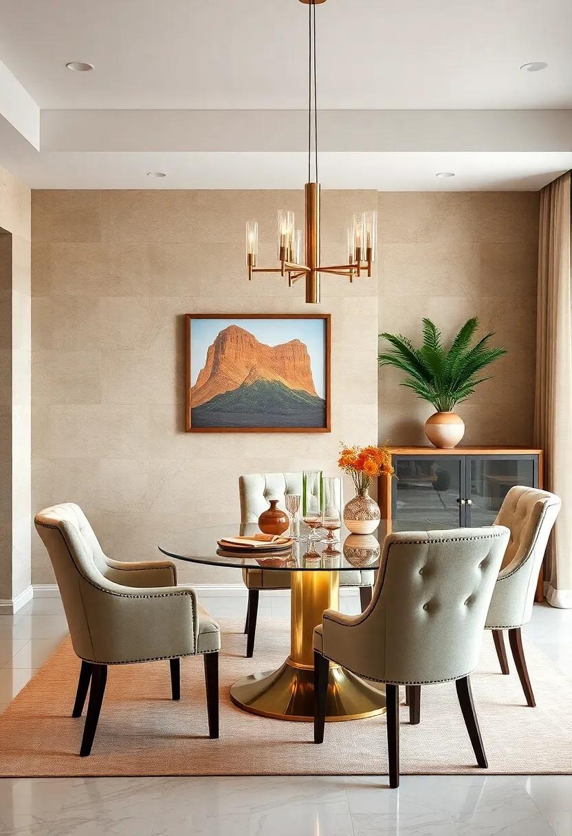 Go ⁢for⁢ Glamour⁢ with Tufted Dining Chairs: Featuring plush upholstery and decadent tufting,​ these chairs⁣ create a ⁣statement while providing ultimate comfort