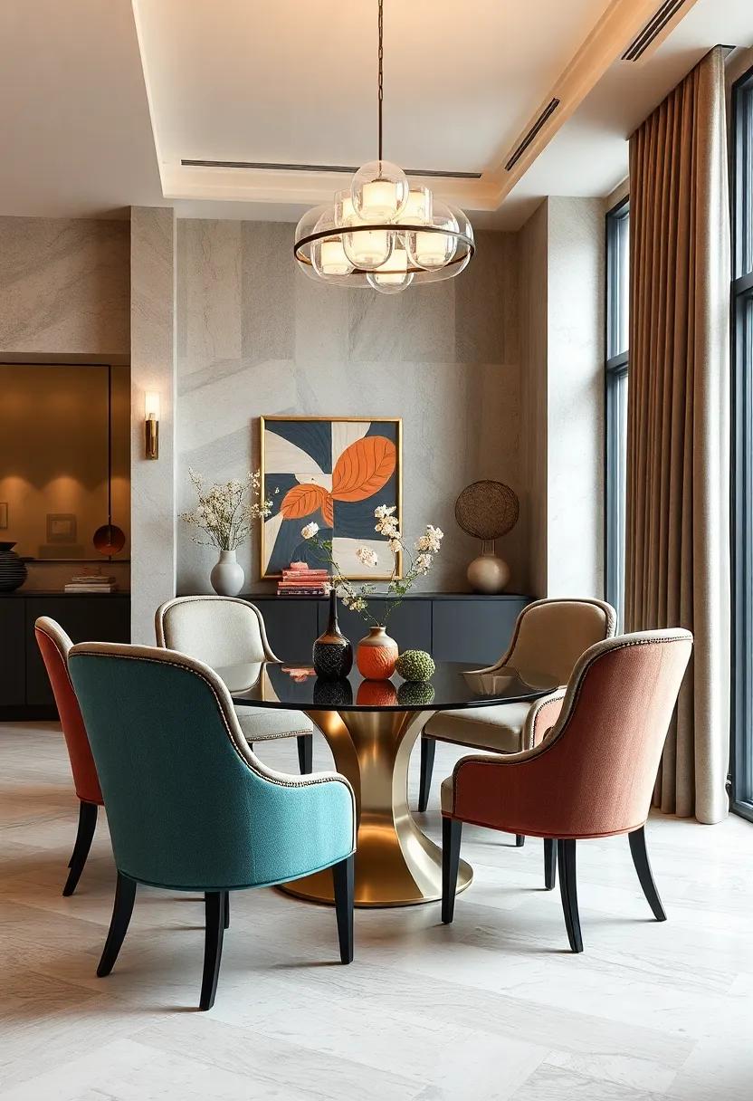 Discover ⁣Art Deco ⁤Inspiration⁣ with ‍Curvy Dining Chairs: Their unique⁤ shapes and luxurious ​fabrics can instantly⁤ transform⁣ your dining area into an elegant ⁤retreat