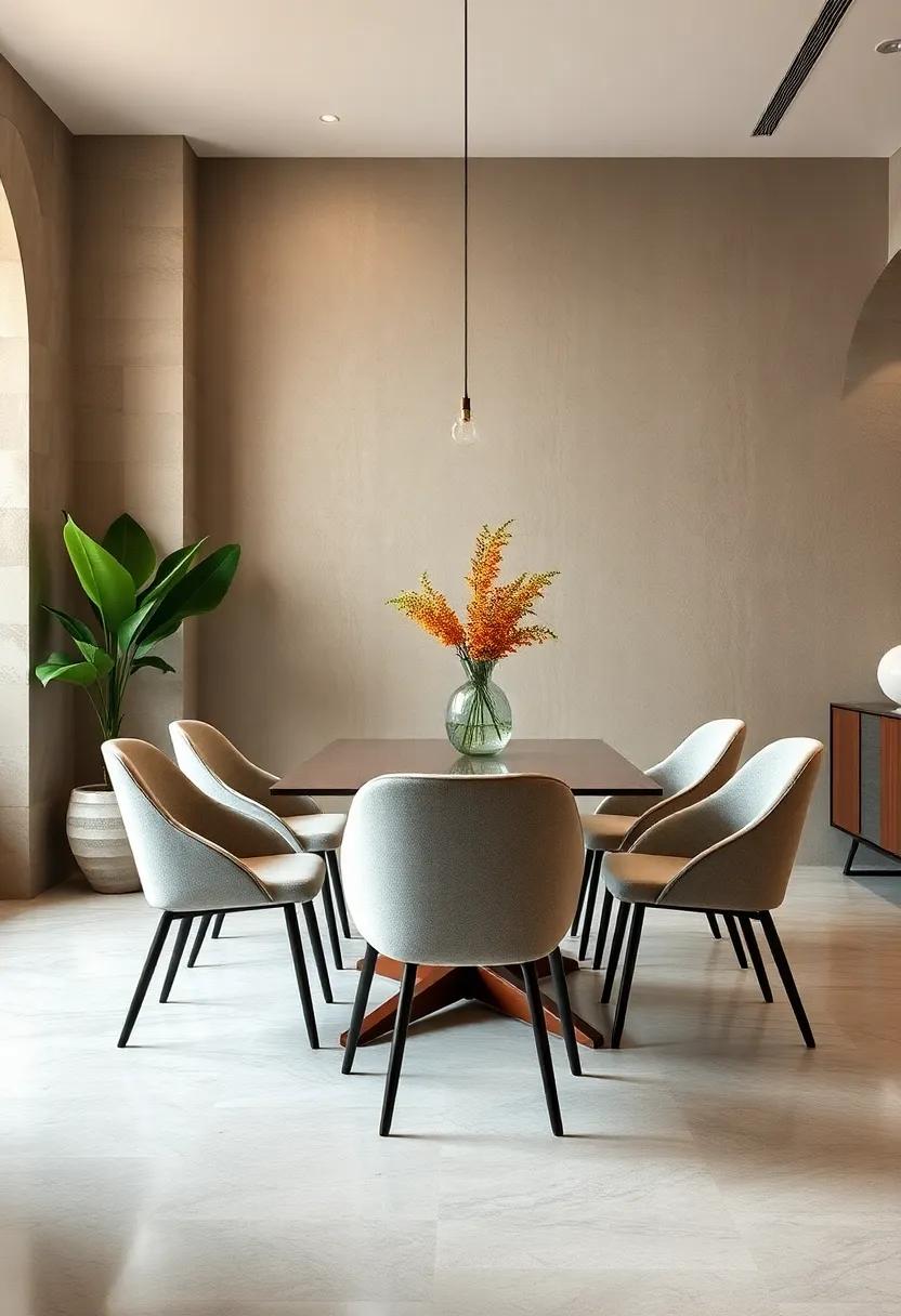 Bring Whimsy ‌with Swivel ‍Chairs: Perfect for ⁤casual ⁣dining,⁢ these ​playful ​pieces add​ an element of⁤ fun while being functional