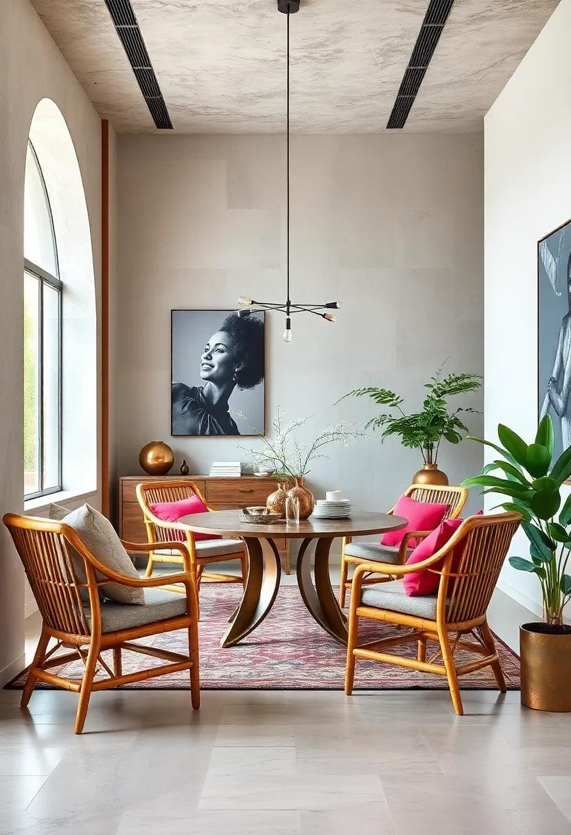 Introduce Nature ‌indoors‌ with‌ Bamboo Chairs: made from sustainable materials, these chairs‍ provide an organic feel that's both ⁢stylish and ‍eco-conscious