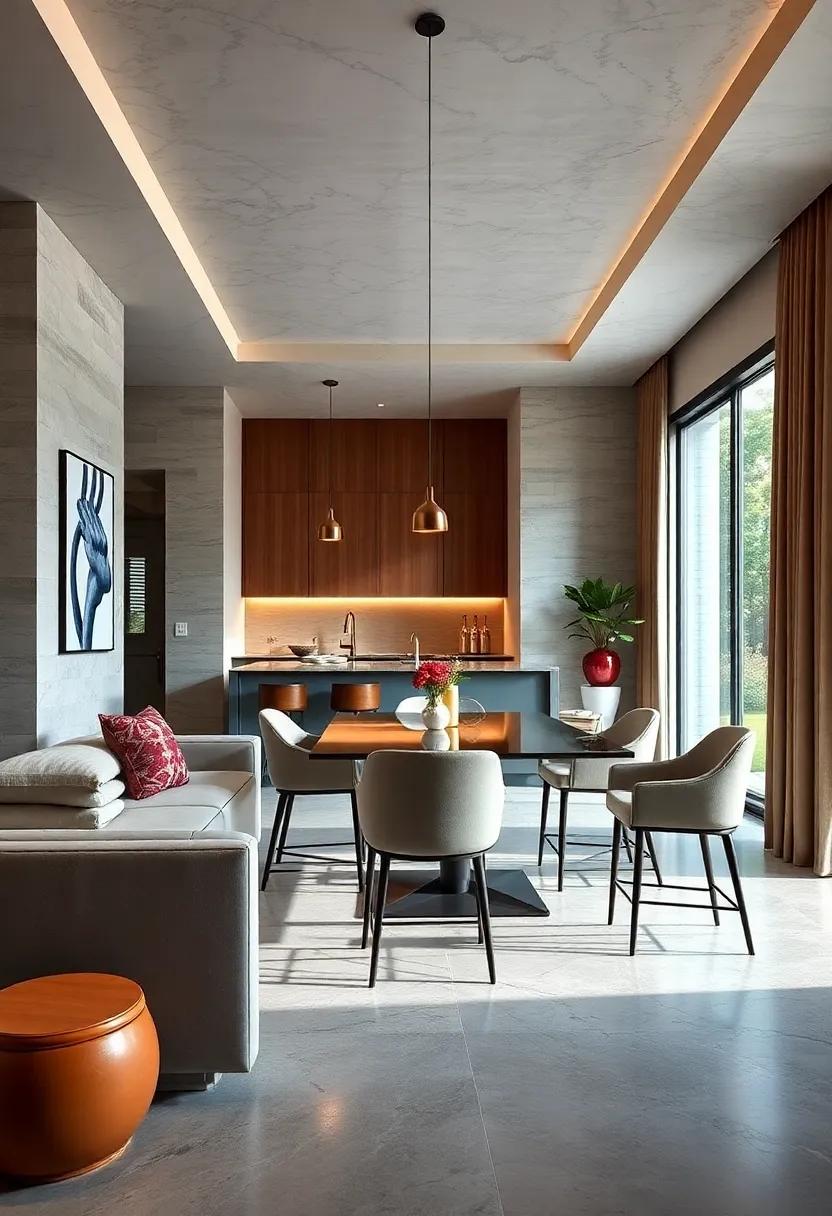 Elevate Simplicity ⁢with Barstool-style Dining Chairs: High-backed⁤ barstools provide a sleeker, elevated dining experience, great‌ for ‍an open kitchen layout